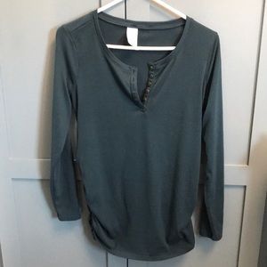 Maternity long sleeve shirt